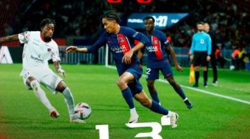 رياضة – باريس سان جيرمان يتأخر 1-0 أمام كليرمون فوت في الشوط الأول