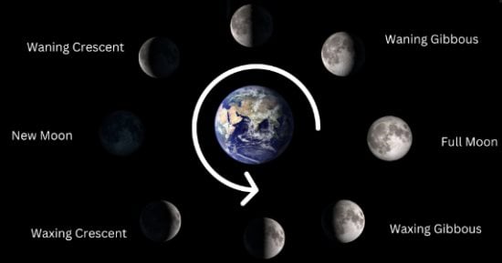 تكنولوجيا  – كيف يبدو القمر فى سماء الليل؟.. تعرف على درجة إضاءته وعمر دورته