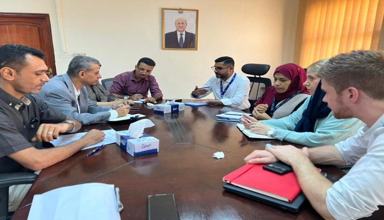 وكيل وزارة التخطيط الاستاذ منصور زيد يلتقي بمكتب الشؤون الانسانية الاوتشاء ومنظمة الهجرة الدولية