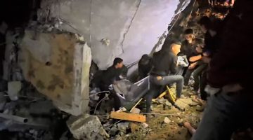 طائرات الاحتلال تدمر في ليلة العيد منزلا مأهولا بالسكان في النصيرات | أخبار – البوكس نيوز