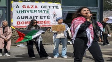 احتجاجات طلابية في جامعات أيرلندا وسويسرا مؤيدة لفلسطين