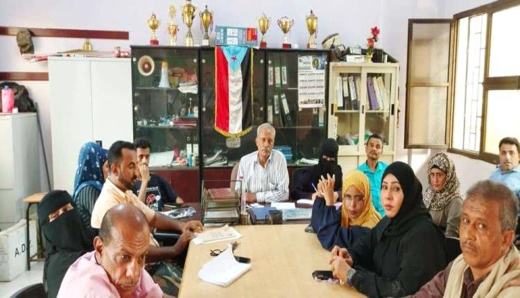 القيادة المحلية لانتقالي الشيخ عثمان تعقد اجتماعها الفصلي الأول من العام الجاري