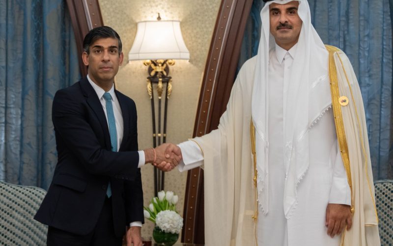 أمير قطر يبحث مع رئيس وزراء بريطانيا تطورات غزة | أخبار – البوكس نيوز