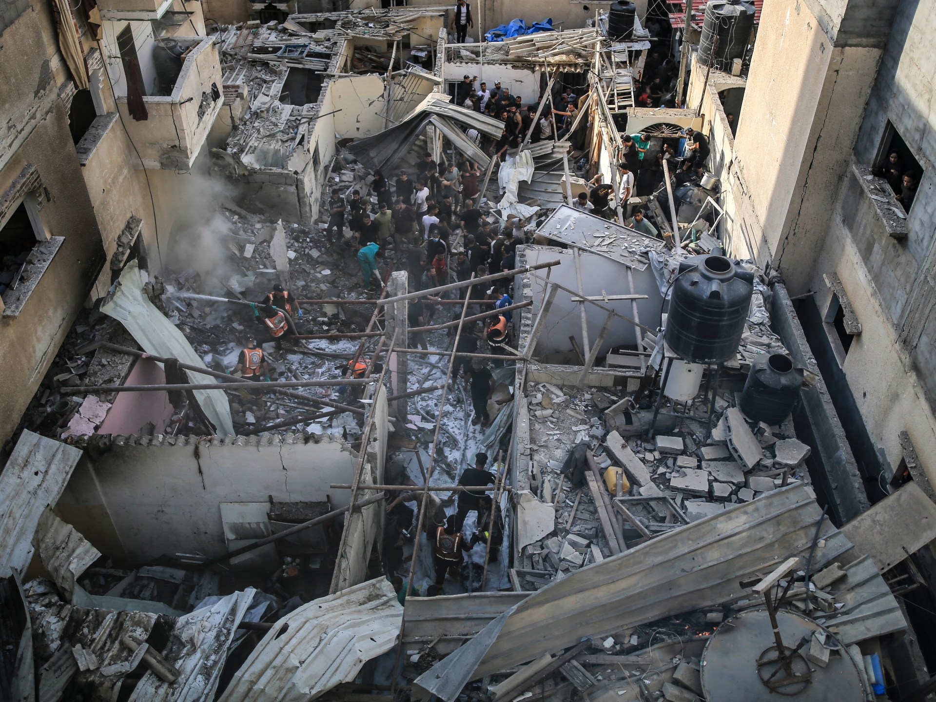 الاحتلال يرتكب مجازر جديدة بغزة ويقصف مدرسة تؤوي نازحين | أخبار – البوكس نيوز
