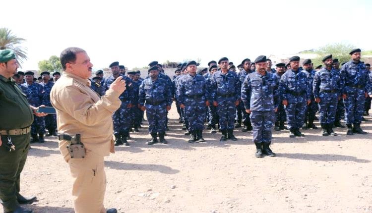 عرض رمزي لقوات الأمن من خريجي الدفعة الثانية بأمن العاصمة عدن