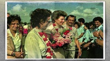زيارة، فالنتينا تيرويشكوفا أول رائدة فضاء في تاريخ البشرية تزور مدينة عدن عام 1983م