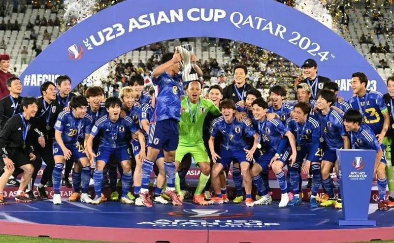 المنتخب الياباني يتوج بطلاً لكأس آسيا تحت 23 عاما بفوزه على نظيره الأوزبكي