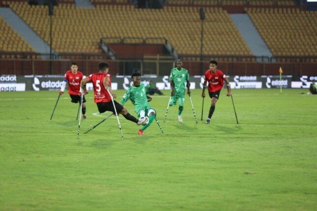 منتخب مصر للساق الواحدة يتعادل مع نيجيريا في افتتاح بطولة أمم إفريقيا «صور»