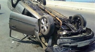 إصابة 3 أشخاص في حادث انقلاب سيارة ملاكي بـ الفيوم