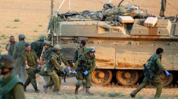 إصابة 4 عسكريين خلال المعارك بغزة