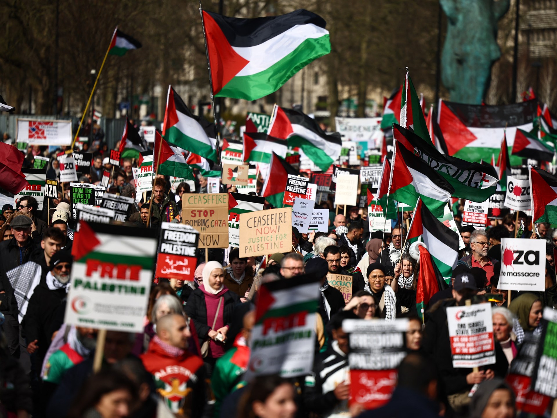 اتساع رقعة المظاهرات المنددة بالعدوان الإسرائيلي على غزة | أخبار – البوكس نيوز