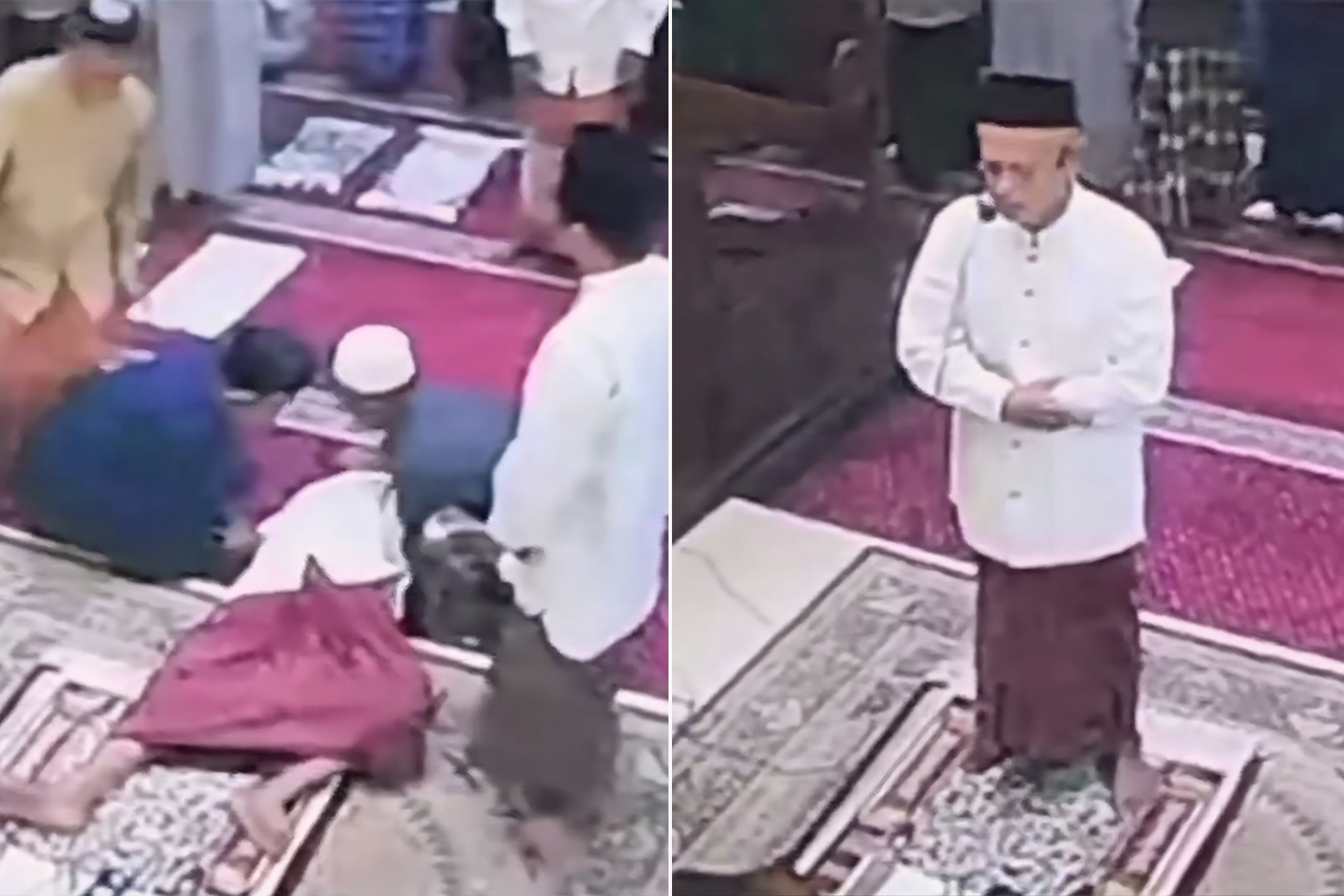 شاهد.. وفاة إمام مسجد أثناء صلاة الفجر في إندونيسيا | منوعات – البوكس نيوز