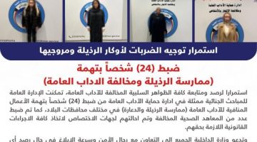 الكويت تنشر صوراً لـ24 رجلاً وامرأة بتهمة ممارسة أعمال منافية للآداب