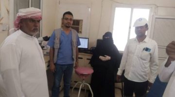 مدير عام مديرية رماه يزور مستشفى رماه الريفي ويفتتح عيادة الأسنان