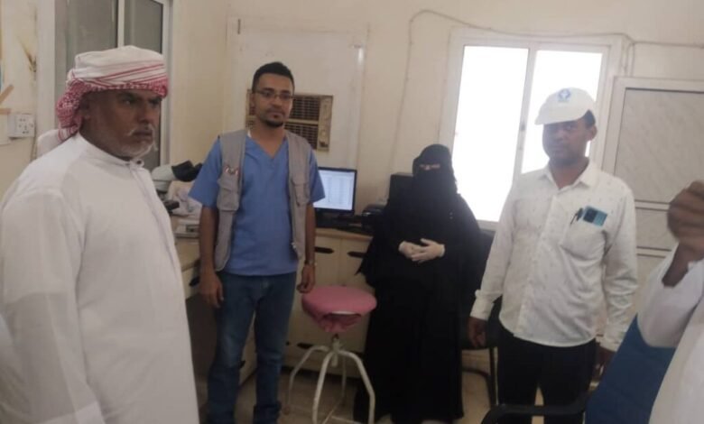 مدير عام مديرية رماه يزور مستشفى رماه الريفي ويفتتح عيادة الأسنان