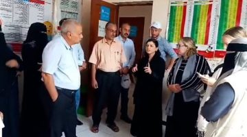 وفد الكومنولث البريطاني في زيارة ميدانية لمجمع البساتين الصحي بدار سعد