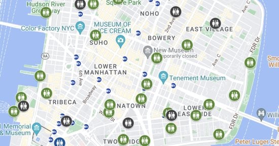 تكنولوجيا  – خريطة الـ 1000 حمام.. خرائط جوجل تعرض أماكن المراحيض العامة فى نيويورك