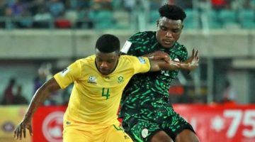 رياضة – نيجيريا تتعادل مع جنوب أفريقيا 1 – 1 فى تصفيات كأس العالم