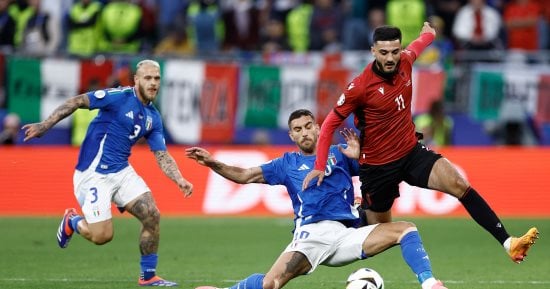 رياضة – إيطاليا تتقدم على ألبانيا 2-1 في شوط أول ناري بـ يورو 2024.. فيديو