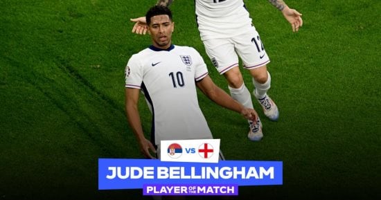 رياضة – جود بيلينجهام أفضل لاعب بمباراة صربيا ضد إنجلترا فى يورو 2024