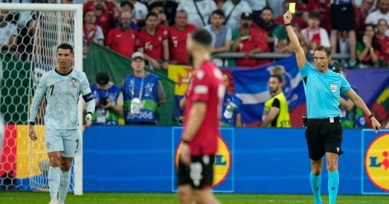 رياضة – جورجيا تتقدم على البرتغال بهدف كفارا بالشوط الأول فى يورو 2024