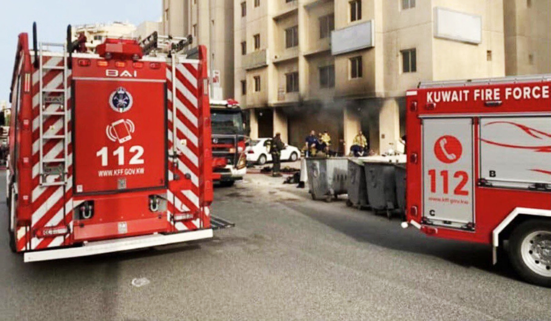 عشرات الوفيات في حريق بمبنيين سكنيين جنوب الكويت | أخبار – البوكس نيوز