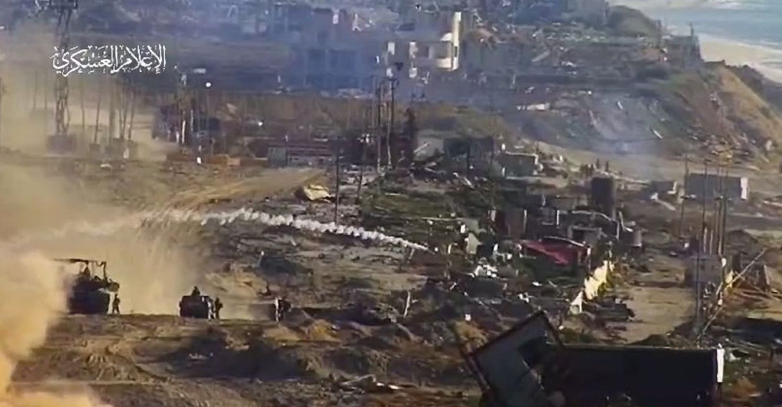 القسام تبث مشاهد مثيرة لكمين مفترق النابلسي بغزة (شاهد) …