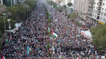 بالصور.. كراتشي الباكستانية تحتشد لنصرة غزة | أخبار – البوكس نيوز