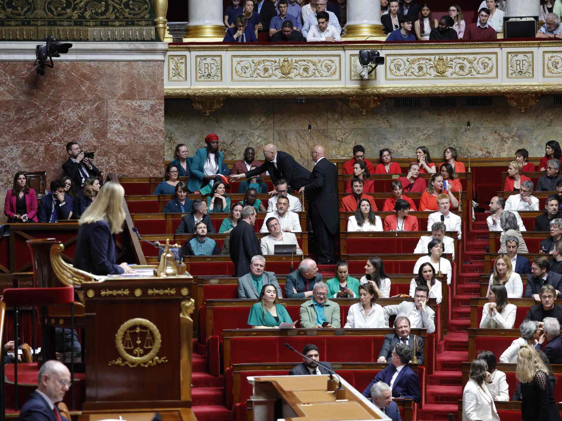 احتفاء برفع علم فلسطين داخل البرلمان الفرنسي للمرة الثانية | أخبار – البوكس نيوز