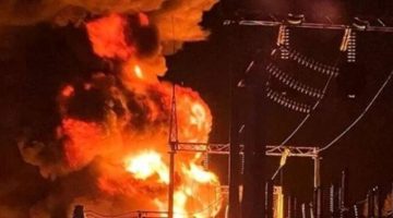 حريق ضخم في خزان نفط بمنطقة روستوف الروسية جراء هجوم بطائرة مسيرة