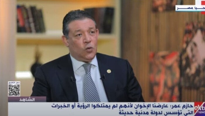 حازم عمر لـ”الشاهد”: قررت إنشاء حزب معارض بعد حلف محمد مرسي اليمين