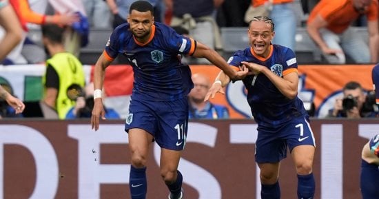رياضة – منتخب هولندا يكتفى بهدف جاكبو ضد رومانيا فى الشوط الأول.. فيديو