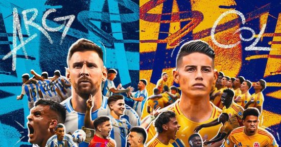 رياضة – التاريخ ينتصر لمنتخب الأرجنتين ضد كولومبيا قبل نهائى كوبا أمريكا 2024