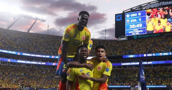 رياضة – ملخص مباراة كولومبيا وأوروجواي 1-0 فى نصف نهائي كوبا أمريكا