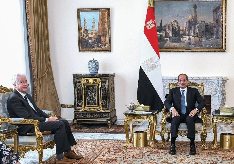 السيسي يؤكد الموقف المصري الرافض لاستمرار العمليات العسكرية في غزة