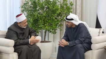 الرئيس الإماراتي يستقبل شيخ الأزهر فور وصوله أبوظبي